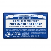 Dr. Bronner's Wonderzeep - Pepermunt Multifunctionele zeep dat kan dienen als shampoobar, lichaamszeep, wasmiddel, scheerschuim, ...