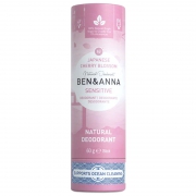 Ben&Anna Deostick Sensitive - Japanese Cherry Blossom Plantaardige deodorant voor de gevoelige huid in een kartonnen verpakking