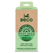 BecoPets Becobags Recycled - 270 stuks 18 rollen hondenzakjes van gerecycleerd plastic