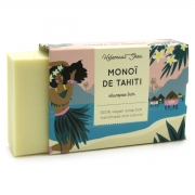 Helemaal Shea Shampoo Bar - Monoi de Tahiti Solide shampoo voor alle haartypes