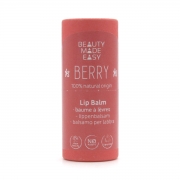 Beauty Made Easy Zero Waste Lippenbalsem - Berry Plantaardige lippenbalsem in een papieren verpakking