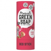 Marcel's Green Soap Deostick - Argan en Oudh Deodorantcrème met zuiveringszout in kartonnen verpakking