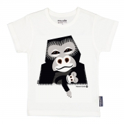 CoQ en PâTe T-Shirt Mibo Gorilla Vrolijke t-shirt van bio-katoen