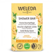 Weleda Shower Bar - Gember & Petitgrain Activerende en verfrissende bar voor het lichaam