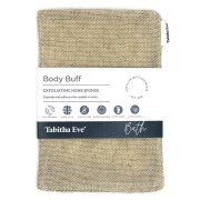 Tabitha Eve Exfoliërende Lichaamsspons Wasbare, licht scrubbende spons voor het lichaam van katoen en linnen