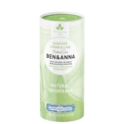 Ben&Anna Déodorant en Stick - Peau Sensible - Lemon & Lime Déodorant végétal pour peaux sensibles, dans un emballage carton