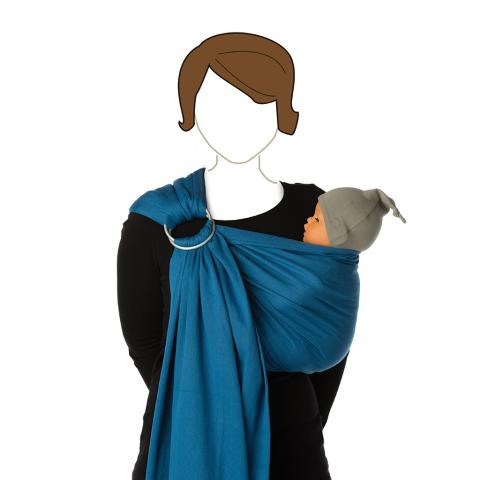 behang Plantkunde Bijzettafeltje BB-sling Draagdoek Ringsling draagdoek van bio-katoen Babylonia - Kudzu eco  webshop