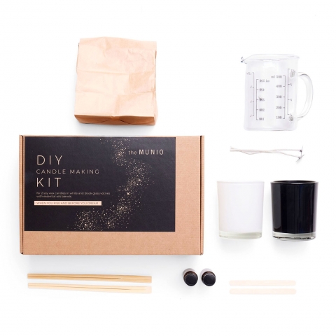Kit de bricolage pour la fabrication de bougies parfumées en cire