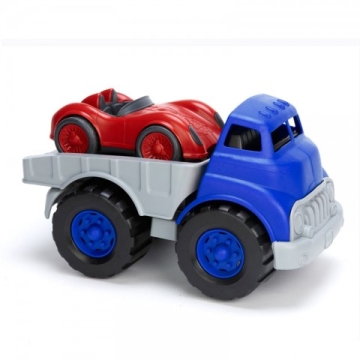 Green Toys Camion de chargement avec voiture de course (1 an+) 