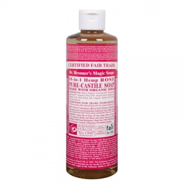 Dr. Bronner's Savon liquide miracle 0,47 L - Rose 