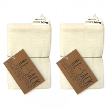 Re-Sack Herbruikbare Broodzak 2-pack 2 herbruikbare tasjes voor brood, groenten of fruit