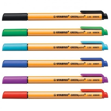 Stabilo GreenPoint Stift Viltstift van gerecycleerd plastic