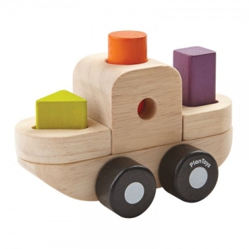 Plan Toys Sorteerboot op Wieltjes (18m+) 