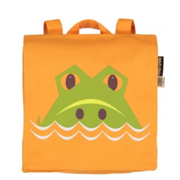 CoQ en PâTe Petit sac à dos - Mibo Crocodile Petit sac à dos pour tout-petits et enfants en bas âge en coton bio