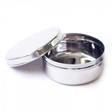 Blue Water Bento - Eco Lunchbox Eco Lunch Dipper Rond opbergdoosje met deksel van roestvrij staal