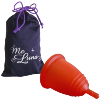 MeLuna Meluna Classic avec tige Coupe menstruelle avec tige disponible en 6 couleurs et 4 tailles