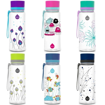 Equa Drinkfles Kids 600 ml Hervulfles met drinktuit van BPA-vrij plastic