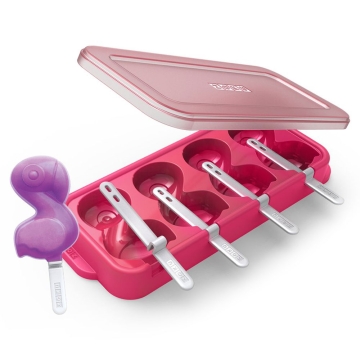 Zoku Flamingo Ijsjesvormen Herbruikbare ijsjesvormen