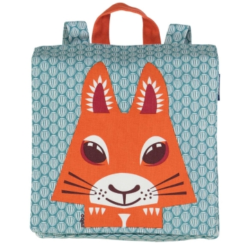 CoQ en PâTe Petit sac à dos - Mibo Écureuil Petit sac à dos pour tout-petits et enfants en bas âge en coton bio