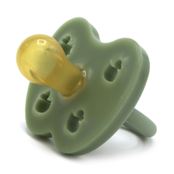 Hevea Planet Sucette Moss - Ronde Sucette ronde en caoutchouc naturel