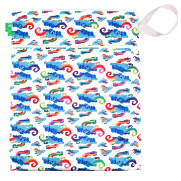 Totsbots Sac à couches double - Breeze Lot de 2 sacs à couches étanches pour ranger les couches propres et sales