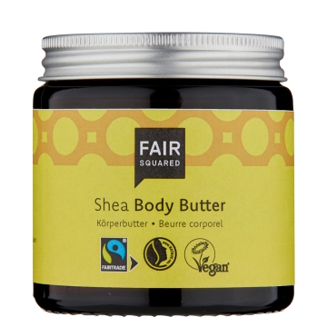 Fair Squared Bodybutter - Shea - 100 ml - Zero Waste Verzorgende bodybutter met een verwarmende sheageur