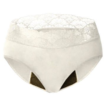 Cheeky Wipes Menstruatieslip - Kant - Ecru Menstruatieslip als alternatief voor wegwerp maandverband of tampon