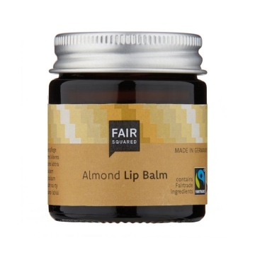 Fair Squared Lippenbalsem Amandel - Zero Waste Natuurlijke lippenbalsem met zoete amandelsmaak