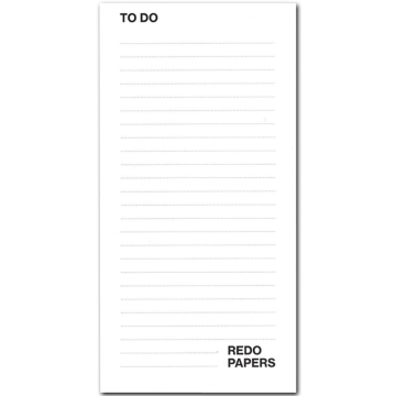 Redopapers To-Doplanner To-dolijstjes van papieroverschotten