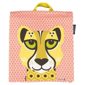 CoQ en PâTe Petit sac à dos - Mibo Cheetah Petit sac à dos pour tout-petits et enfants en bas âge en coton bio