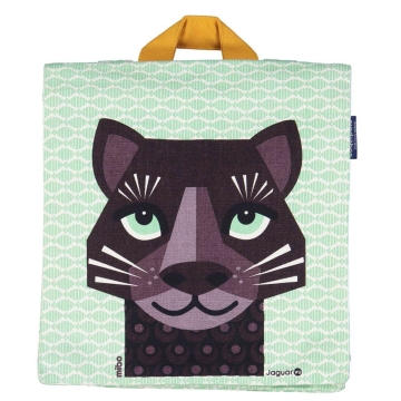 CoQ en PâTe Petit sac à dos - Mibo Jaguar Petit sac à dos pour tout-petits et enfants en bas âge en coton bio