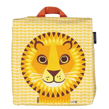 CoQ en PâTe Petit sac à dos - Mibo Lion Petit sac à dos pour tout-petits et enfants en bas âge en coton bio