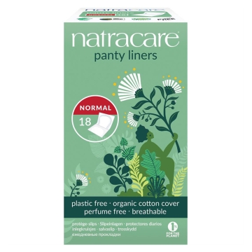 Natracare Inlegkruisjes - Normal (18 st.) Biologisch afbreekbare inlegkruisjes van bio-katoen en cellulose