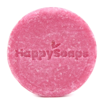 HappySoaps Shampoing solide La Vie en Rose - Couleur éclatante Shampoing solide adapté à tous les types de cheveux