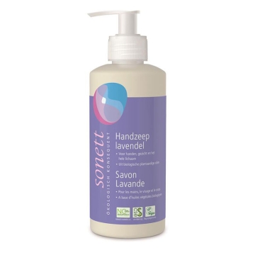 Sonett Handzeep Lavendel Milde, plantaardige handzeep met rustgevende lavendelgeur