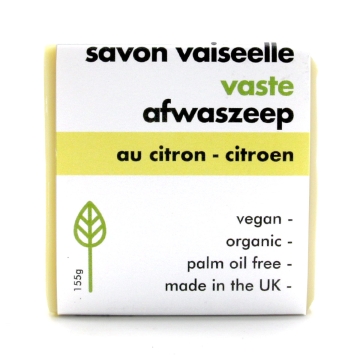 Eco Living Solide Afwaszeep Citroen Zeepblok voor de vaat met citrusgeur