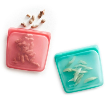 Stasher Stasher Bag - Sandwich Hersluitbaar, lekvrij silicone zakje als alternatief voor de diepvrieszak