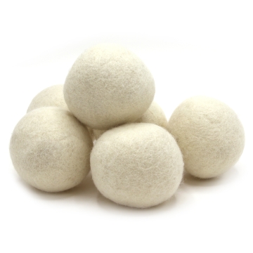 Ecosavers Boules pour sèche-linge (6) Lot de 6 boules en laine pour le sèche-linge