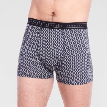 Thought Boxer en bambou - Jerah Gris Boxer merveilleusement doux en bambou et coton bio