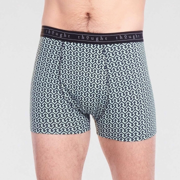 Thought Boxer en bambou - Jerah Vert Boxer merveilleusement doux en bambou et coton bio