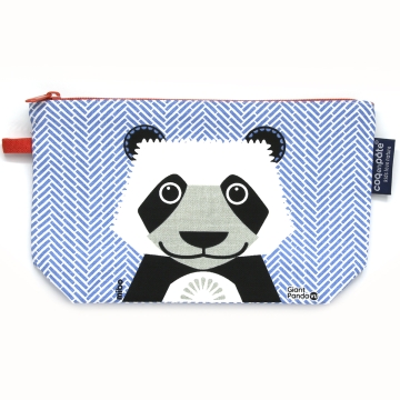 CoQ en PâTe Pennenzak/Make-Uptasje Mibo Panda Ruime pennenzak van bio-katoen