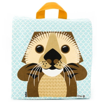 CoQ en PâTe Petit sac à dos - Mibo Loutre Petit sac à dos pour tout-petits et enfants en bas âge en coton bio