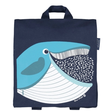 CoQ en PâTe Petit sac à dos - Mibo Baleine Petit sac à dos pour tout-petits et enfants en bas âge en coton bio