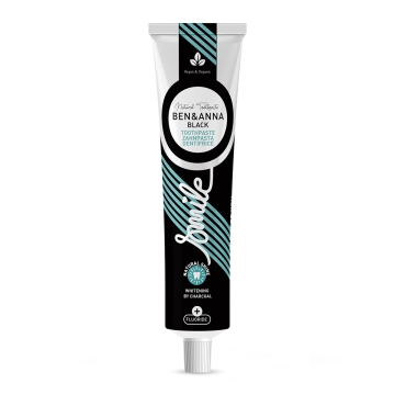 Ben&Anna Tandpasta - Black Met Fluor Plantaardige tandpasta met fluoride in een aluminium verpakking
