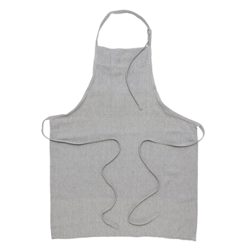 Original Home Tablier de cuisine - Gris Nappe en coton recyclé
