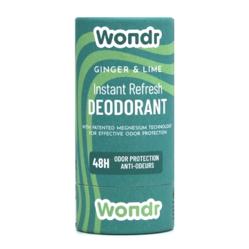 Wondr Deodorant Instant Refresh Gember & Limoen Deostick met langdurige werking