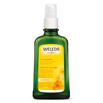 Weleda Huile de massage au calendula Huile de massage qui soigne et nourrit la peau