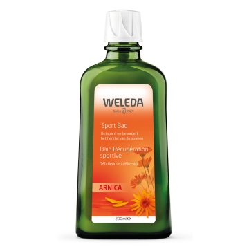 Weleda Bain Arnica Sport Huile de bain aromatique aux propriétés réparatrices pour les muscles et les articulations