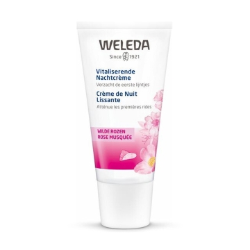 Weleda Crème de nuit à la rose sauvage Dès les premiers signes de vieillissement cutané