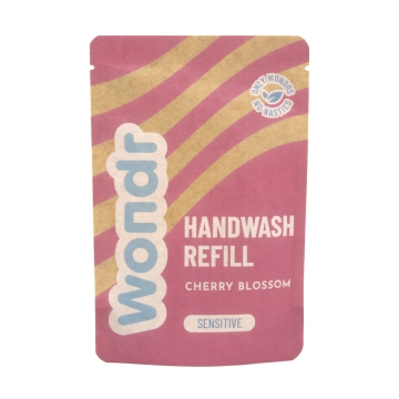 Wondr Refill Handzeep Cherry Blossom Navulling voor de heerlijk geurende handzeep van Wondr